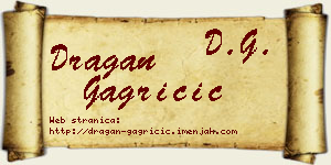 Dragan Gagričić vizit kartica